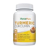 Turmeric Curcumin with Bioperine Black Pepper 600mg: Natural Anti Inflammatory Tumeric: Premium Turmeric Capsules: Natural Joint Pain Relief Supplement: No Fillers or Additives