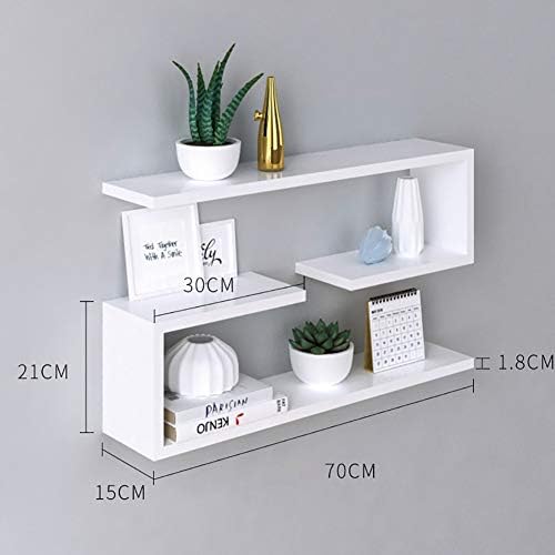 セットトップボックスシェルフ寝室リビングルーム壁掛け収納ラックテレビ壁掛け棚棚 Dvdプレーヤー収納棚 安全 Color A