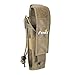 Fenix Tactical Molle Flashlight Battery Pouch Holster Holder Carry Case with Clip for Duty Belt TK09 TK15 TK15C PD32 PD35 LD12 LD22 SD10 Adjutable (Khaki)
