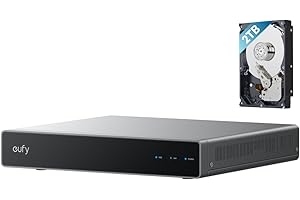 EUFY SECURITY eufy Network Video Recorder S4 for Home Security Cameras, 8CH Up to 16CH, Local AI Agent, Smart Video Search, 2 TB HD, Up to 16 TB, 24/7 Recording, Only Works with eufy PoE Cams and Devices