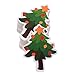 Qibote 200 Pieces Christmas Cupcake Toppers Picks, Cake Toppers for Christmas Party Cupcake Decoration Supplies