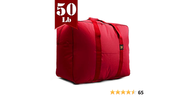 Amazon.com: Bolsa de viaje para equipaje Maleta de Lona de 50 lb de  capacidad : Ropa, Zapatos y Joyería