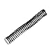 Stainless Steel Guide Rod with 20lb Spring and Stainless Retainer for Glock Gen 1-3 G19 G23 G32 G38