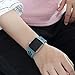 YC YANCH Greatou Compatible for Apple Watch Band 38mm/40mm,Silicone Sport Band Replacement Wrist Strap Compatible for iWatch Apple Watch Series 4/3/2/1,Nike+,Sport,Edition,S/M,Celestial Teal Black