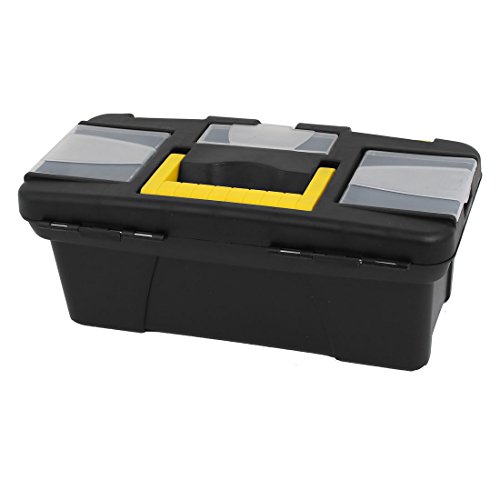 Aexit Hartplastik-Mehrzweck-Zweischichten-Schwarz-Gelb-Werkzeugkoffer (2642d77c90f216438e6fe80f0967c8f3) – Bild 3