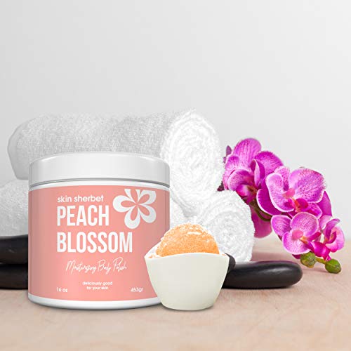 Skin Sherbet Peach Blossom Dreams Body Polish Salt Scrub - 23oz - Thumbnail 3