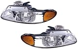 Chrysler Town And Country Replacement Headlight Assembly (with QUAD Lamp) - 1-Pair