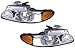 Chrysler Town And Country Replacement Headlight Assembly (with QUAD Lamp) - 1-Pair
