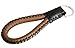 Jasmine Handmade Loop Brown Leather Key Chain