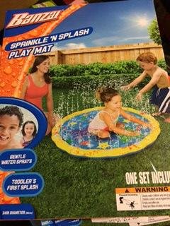 banzai sprinkle and splash play mat