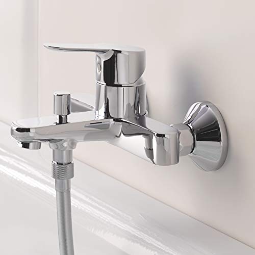 Grohe BauEdge - Grifo para ducha y baño con sistema de montaje en pared
