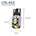 Calais Extremely Bright LED 194 168 175 2825 921 T10 W5W Yellow Wedge LED Car Lights Bulb for License Plate Interior Map Dome Side Marker Lamp