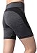 Neonysweets Womens Active Gym Workout Shorts Cycling Running Shorts Gray S