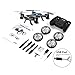 Taotuo Flying Quadcopter Car Remote Control Car and Quadcopter Drone (Black2)
