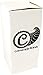 16oz Cobalt Blue Glass Bottles with Reusable Chalk Labels(2 Pack), Refillable Glass Bottles, with Black Screw On Lid