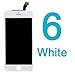 iPhone 6 Screen Replacement White, Giorefix 4.7 Inch LCD Display Touch Screen Digitizer Frame Assembly with Full Set Repair Tools Screen Protector for iPhone 6 Display White