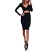 Dora Bridal Womens Tank Sleeveless Slim Bodycon Pencil Midi Tight Dress, Black, Small