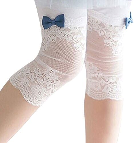 BOGIWELL Girls Cute Lace Capris Leggings Tights Summer Capri Pants