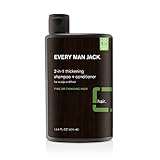 Every Man Jack 2-In-1 Thickening Shampoo and Conditioner - Tea Tree, 13.5-Ounce