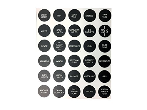 Switch-Instrument-Panel-Decal-Extended-Label-Kit-for-boat-car-truck-rv-or-caraven-Stickers-for-fuse-or-switch-descriptions-Five-Oceans-BC-3928