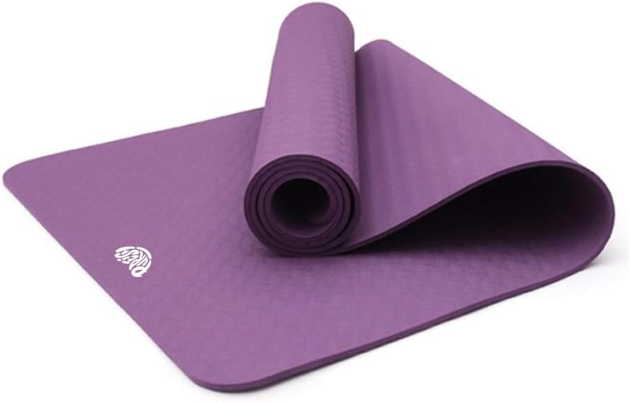 PUREish Yoga Mat Extra Thick Non Slip for All Types of Yoga - Eco Friendly Workout Mat for Home and Gym. Textured Non Slip Surface Yoga Mat