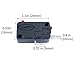 SZM-V16-FA-63 3B73362F Microwave Oven Door Switch Compatible with LG GE Starion (Pack of 2) WB24X829 3B73362F PS3522738 SZM-V16-FD-63 AP20243379