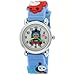 Timermall Thomas Boy's NLG-K-412 the Tank Engine Friends 3d Cartoon Analogue Quartz Blue Rubber Watch