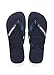 Havaianas Women's Brazil Logo Flip Flop Sandal, Navy Blue, 9
