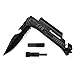 Survival Knife - Updated 7-in-1 Tactical Pocket Folding Knife with LED Flashlight, Glass Breaker, Seatbelt Cutter, Magnesium Fire Starter, Whistle and Bottle Opener, Best Stainless Steel Camping Gear