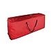 AmazingBag Christmas Tree Storage Bag. Heavy-Duty 600D Oxford Material Durable Reinforced Handles, Zipper, Waterproof (Red, Fits A 7.5FT Tree)