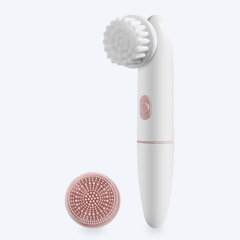 Facial Cleansing Brush, Waterproof Sonic Vibrating, Deep Cleansing, Gentle Exfoliating, Massaging, Inductive Charging
