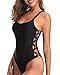 Tempt Me Women One Piece Bathing Suit Slimming Crisscross Lace Up Swimsuit