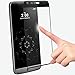 [2 Pack] LG G5 Screen Protector, Rockxdays [Easy Installation] 3D Full Coverage Ultra Clear Film Edge Tempered Glass Screen Protector for LG G5 black
