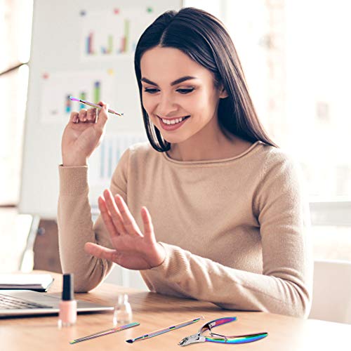 Cuticle Trimmer with Cuticle Pusher, Cuticle Remover Nail Polish