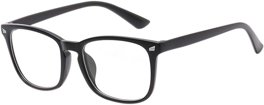 Zhuhaixmy Blue Light Blocking Eyeglasses - Eyewear for Computer Phones TV UV Protection Reading Books Glasses Fashion Men Women Goggle (Matte Black)