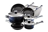 Farberware Select 10-Piece Cookware Set, Blue