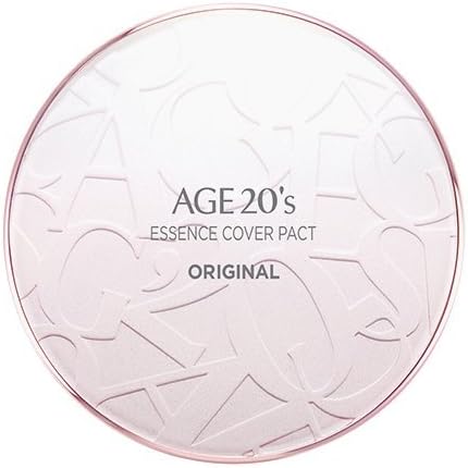 AGE 20's Essence Cover Pact Original Pink Latte (Color 13) Single set 12.5g + Extra Refill 12.5g