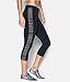 Under Armour Women's Favorite Graphic Capris, Black/White, Small
