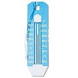 Poolmaster Classic Jumbo Thermometer for Swimming Pools and Spas, Blue