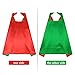 iROLEWIN Superhero Capes for Kids with Masks Dress Up Costumes - Boys Girls Super Hero Party Favors, 8 Pack (8 colors with double side)