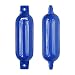 MSC Vinyl Ribbed Boat Fenders Bumpers (Blue, 5.5" x 20")