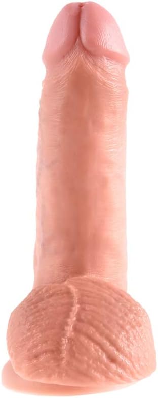 King Cock 17.8 cm Flesh Dildo with Balls