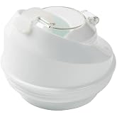 CrunchCover - Cubrecolchón protector de viaje, color blanco | Diseñado para el uso de vasos de cereales portátiles CrunchCup,