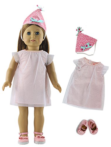 HongShun 1 Set Fashion Evening Party Dress Outfit for 18"American Girl Doll