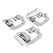 Sewing Machine Presser Foot KINGSO 3 Sizes Rolled Hem Pressure Foot Snap-On Presser Walking Foot for Low Shank Sewing Machine, Singer, Baby Lock, Brother, Janome (1/2'',3/4'',1'') (3 Sizes)