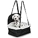 Parkland Pet Pet Car Booster Seat, Dog Ride, Includes Safety Leash and Zipper Storage Pocket
