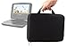 DURAGADGET Hard Black EVA Shell Carry Case w/Handle - Compatible with Coby Swivel Scree 10.2-Inch & Zennox Deluxe Portable DVD Players