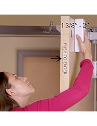 DoorCam Cámara inteligente de primera y única puerta del mundo (inalámbrico, visión nocturna, audio de 2 vías, vigilancia IP, HD, Wi-Fi) (renovado)