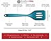 StarPack Basics XL Silicone Kitchen Utensil Set (6 Piece), High Heat Resistant to 480°F, Hygienic One Piece Design, Large Non Stick Spatulas & Serving Utensils (Teal Blue)