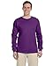 Gildan Adult L/S T-Shirt in Purple - Medium